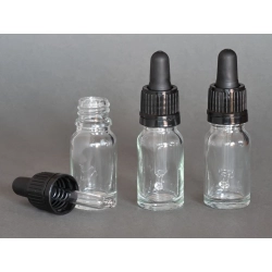 BUTELKA SZKLANA Z PIPETĄ 10ml