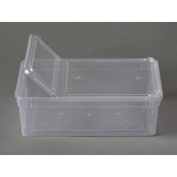 PUDEŁKO PLASTIKOWE Z ŁAMANYM WIEKIEM 3l PUDEŁKO PLASTIKOWE Z ŁAMANYM WIEKIEM 3l