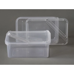 PUDEŁKO PLASTIKOWE Z ŁAMANYM WIEKIEM 1,3l PUDEŁKO PLASTIKOWE Z ŁAMANYM WIEKIEM 1,3l
