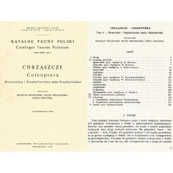 KATALOG FAUNY POLSKI - HISTEROIDEA, STAPHYLINOIDEA