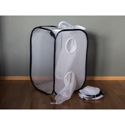 HODOWLARKA SKŁADANA 40x40x60cm Z RĘKAWAMI HODOWLARKA SKŁADANA 40x40x60cm Z RĘKAWAMI