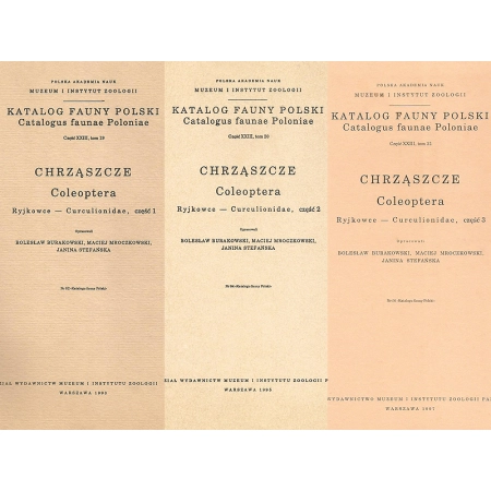 KATALOG FAUNY POLSKI - CURCULIONIDAE - CZĘŚĆ 1, 2, 3