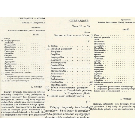 KATALOG FAUNY POLSKI - CUCUJOIDEA - CZĘŚĆ 1, 2, 3