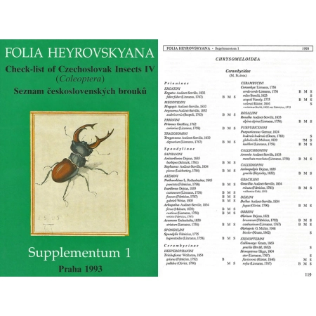 CHECK-LIST OF CZECHOSLOVAK INSECT IV COLEOPTERA