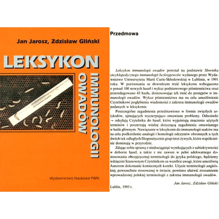 LEKSYKON IMMUNOLOGII OWADÓW