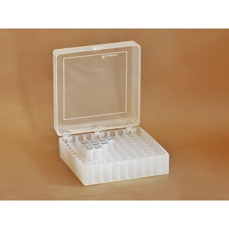 PLASTIKOWY POJEMNIK TRANSPORTOWY NA PROBÓWKI EPPENDORF 10x10
