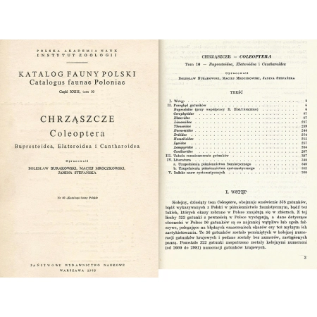 KATALOG FAUNY POLSKI - BUPRESTOIDEA, ELATEROIDEA, CANTHAROIDEA